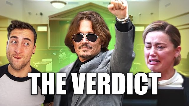 Johnny Depp and Amber Herd Verdict Poster